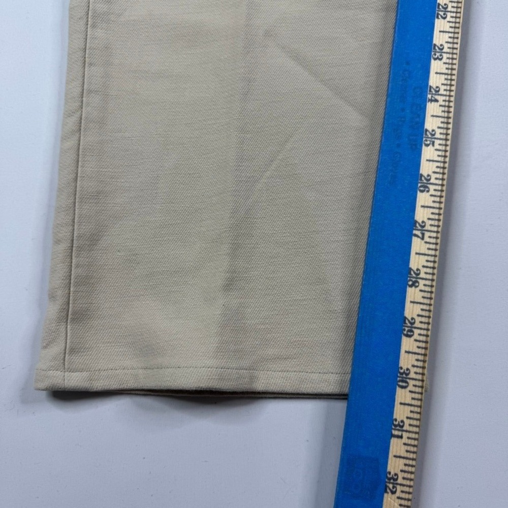 Faherty 5-Pocket Pants Mens 40x31 Khaki Tan Straight Leg Stretch Twill - Picture 9 of 11